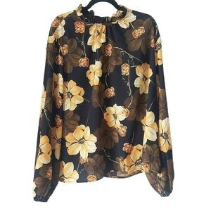 SHEIN 3X Floral Blouse